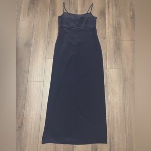 Talbots Long Navy Dress